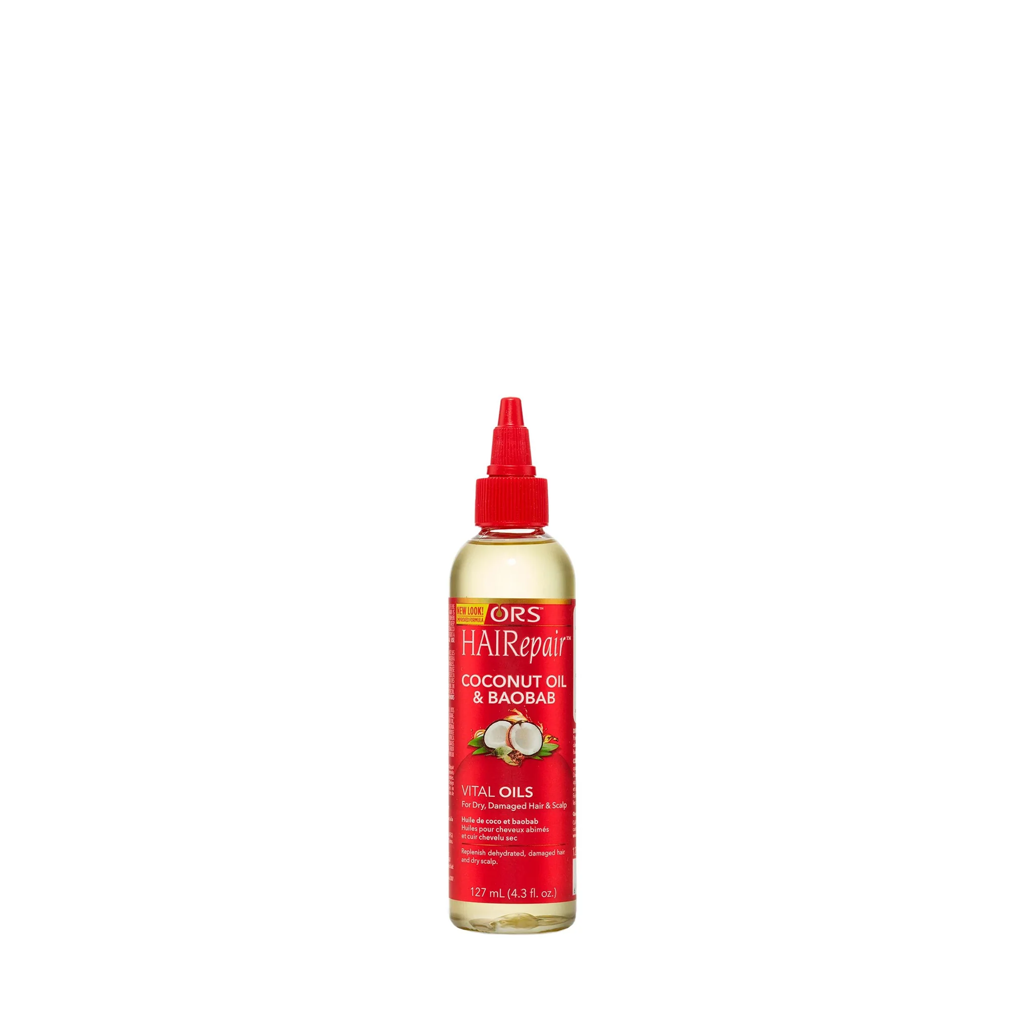 ORS HAIRepair Coconut Oil & Baobab Vital Oils for Dry, Damaged Hair and Scalp (4.3 oz)