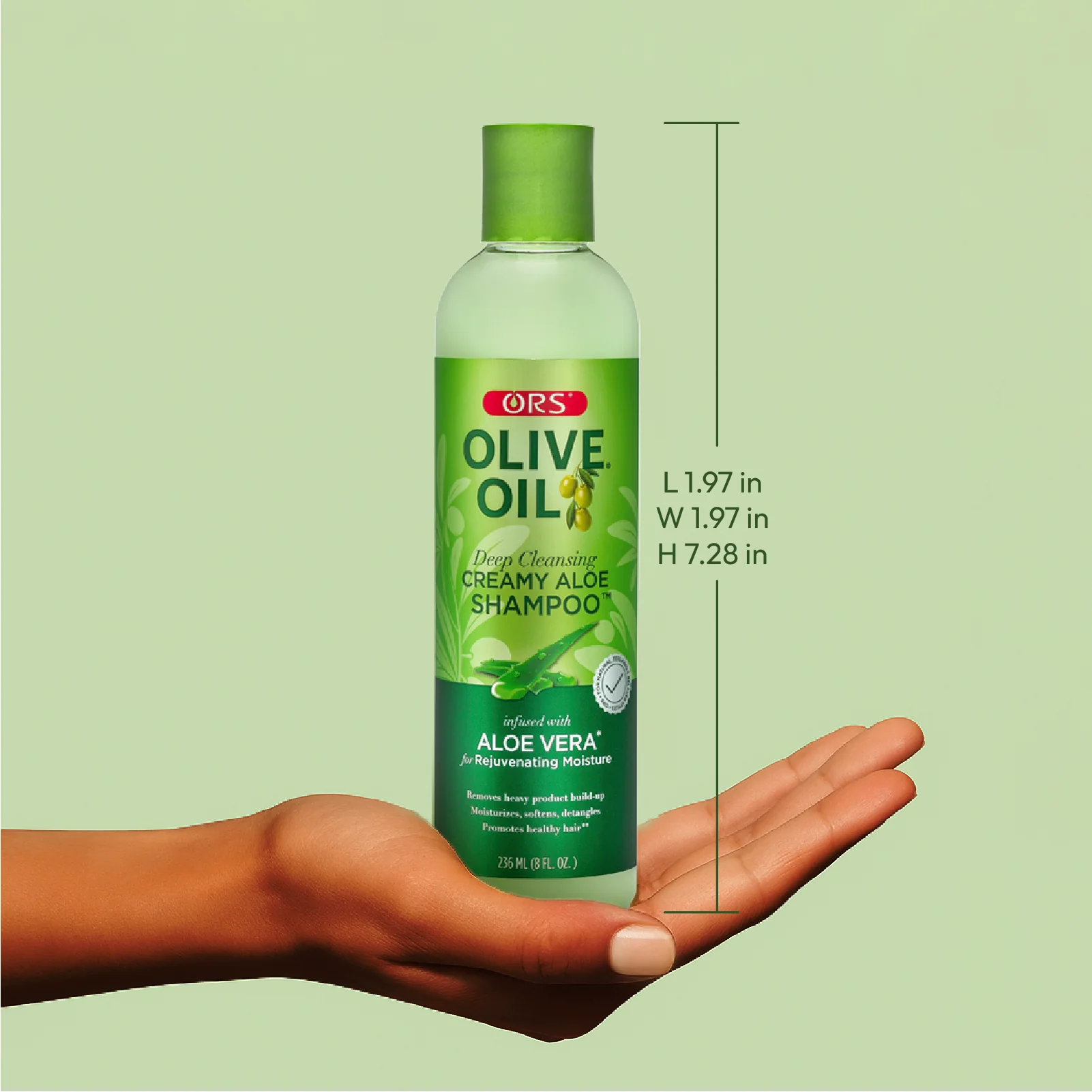 ORS Olive Oil Creamy Aloe Shampoo & Conditioner (8.0 oz) Bundle - Image 3