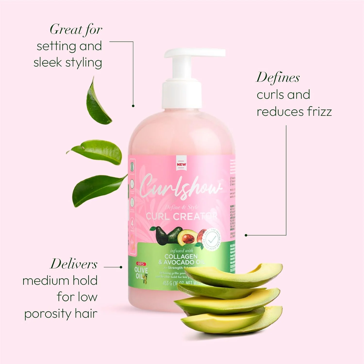 ORS Olive Oil Curlshow Curl Creator, Style Milk & Mousse 3-Piece Set - Image 5