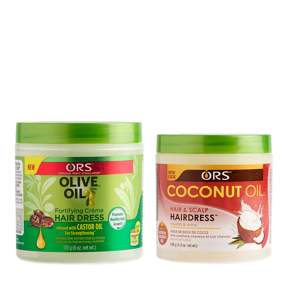 ORS Olive Oil Fortifying Creme & Hair and Scalp Hair Dress 2-Piece Set
