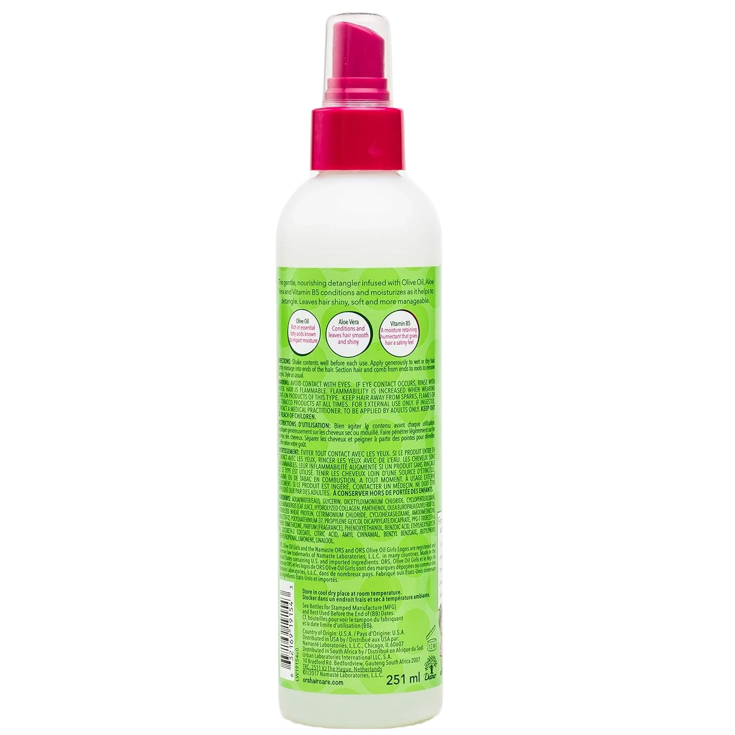 ORS Olive Oil Girls Leave-In Conditioning Detangler (8.5 oz) - Image 2