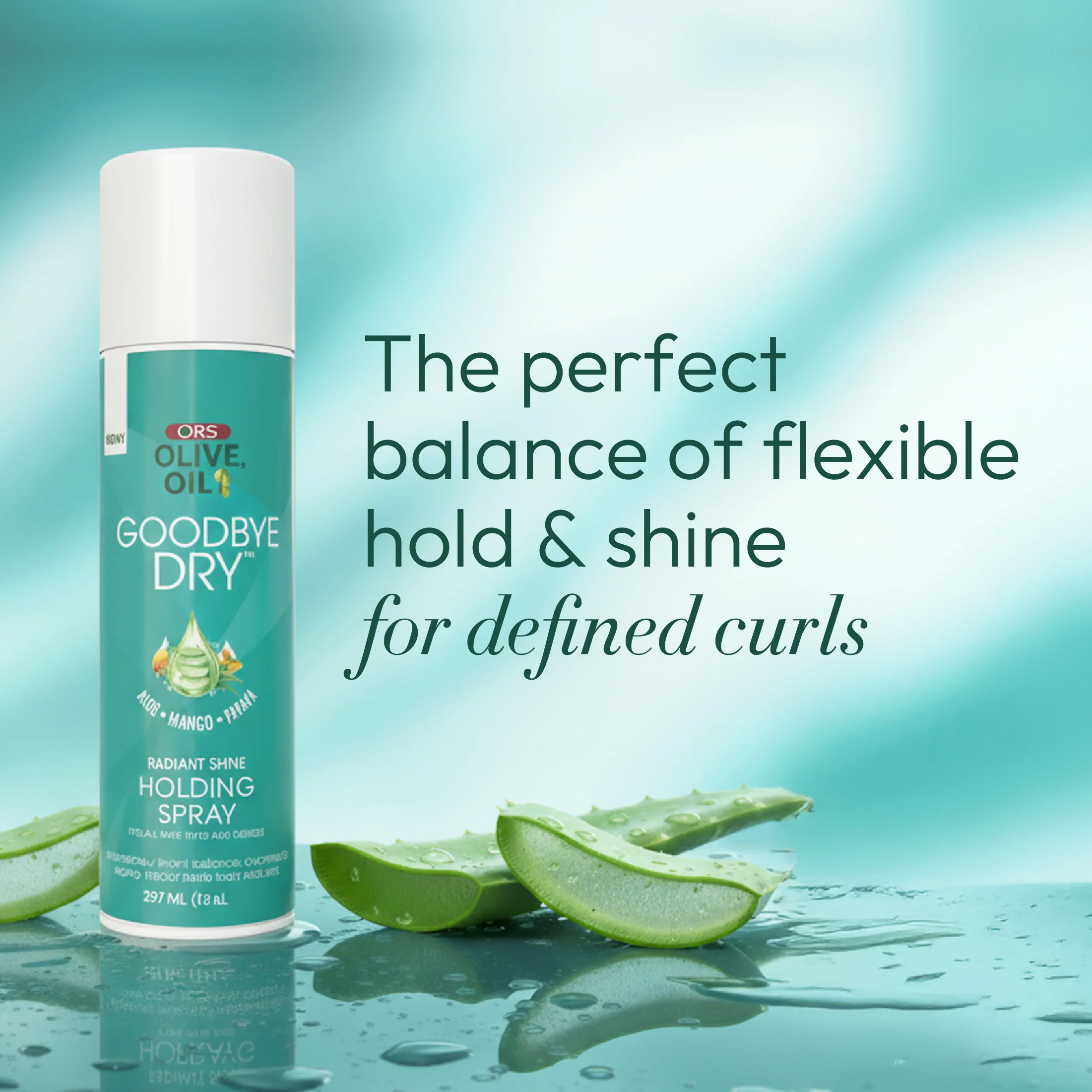 ORS Olive Oil Goodbye Dry Styling Mousse & Holding Spray 2-Piece Set - Image 5