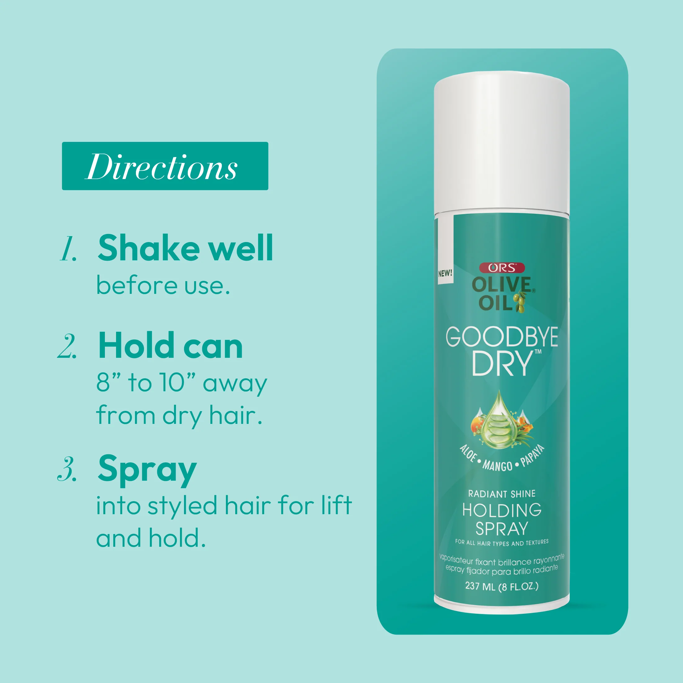 ORS Olive Oil Goodbye Dry Holding Spray & Edge Control 2-Piece Set - Image 13