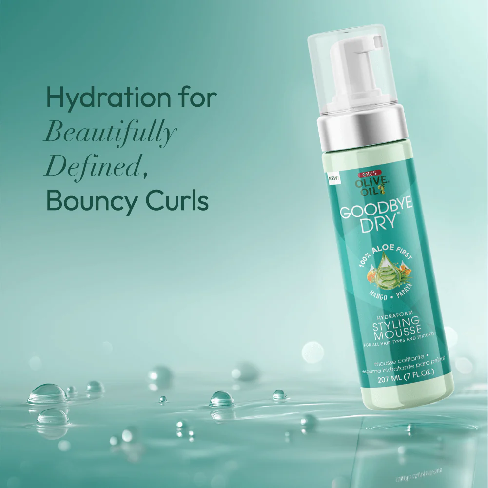 ORS Olive Oil Goodbye Dry Styling Mousse & Holding Spray 2-Piece Set - Image 4