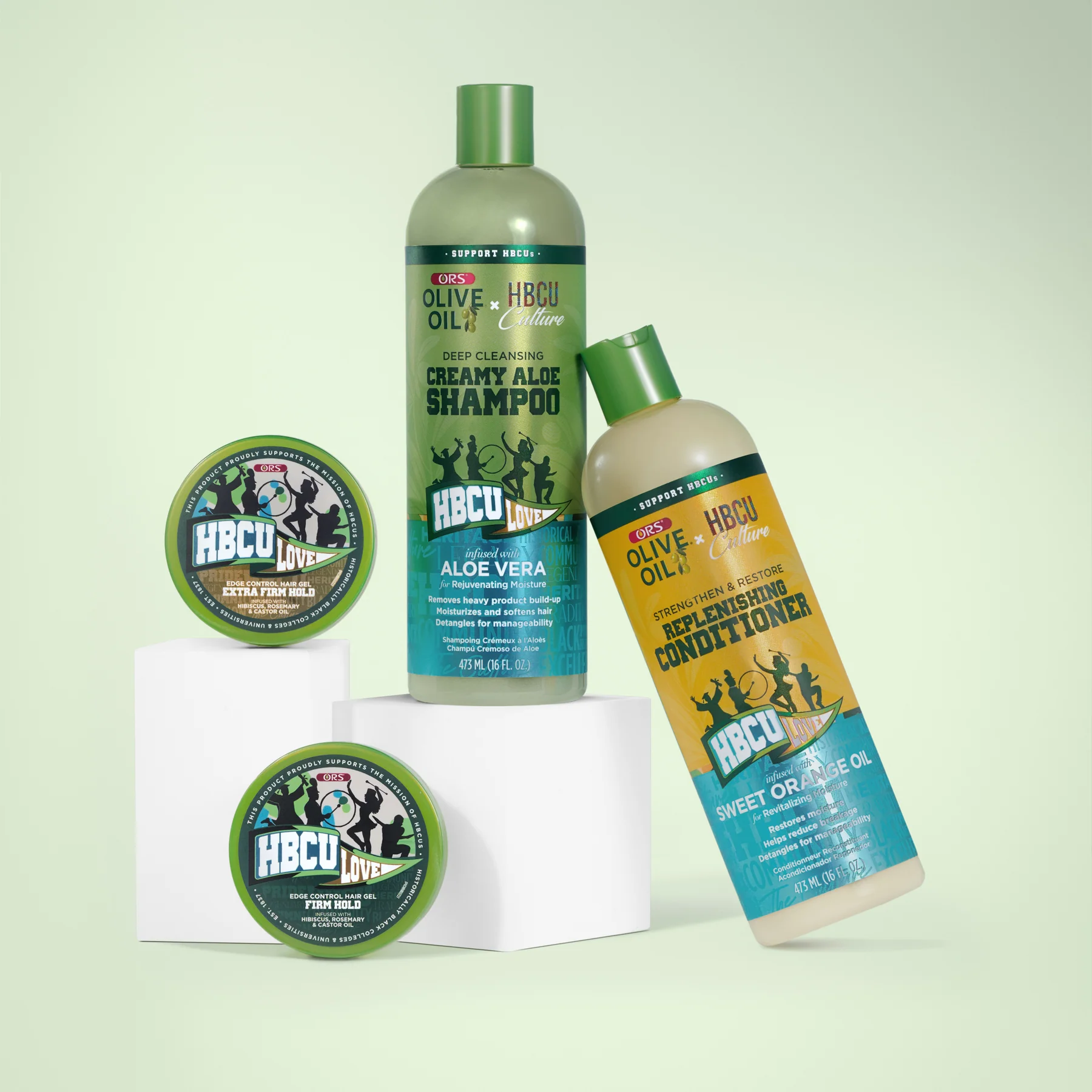 ORS Olive Oil HBCU Strengthen and Restore Replenishing Conditioner for Revitalizing Moisture (16.0 oz) - Image 8
