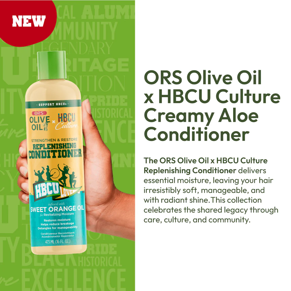 ORS Olive Oil HBCU Strengthen and Restore Replenishing Conditioner for Revitalizing Moisture (16.0 oz) - Image 6