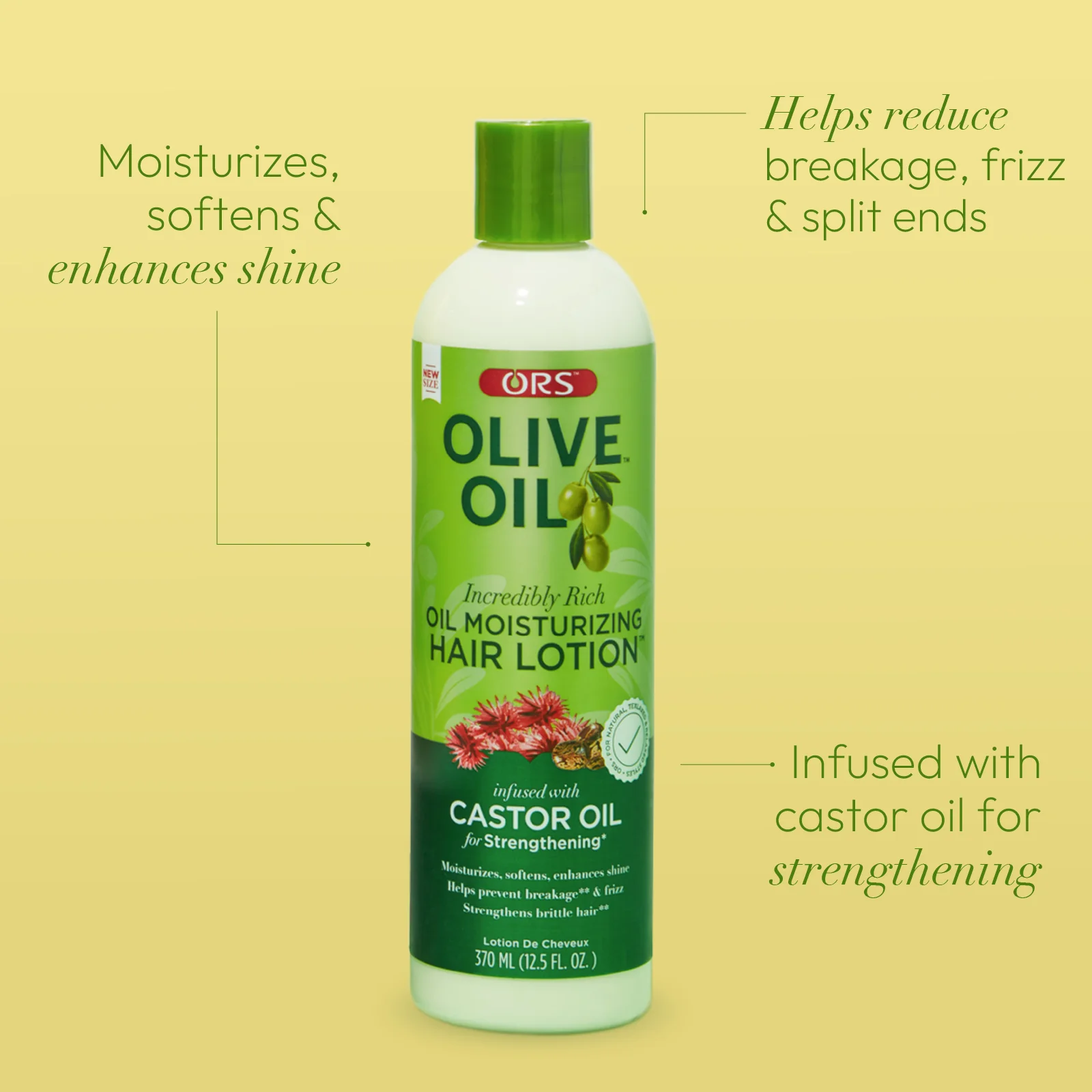 ORS Olive Oil Moisturizing Hair Lotion for Strengthening (8.5 oz) - Image 3