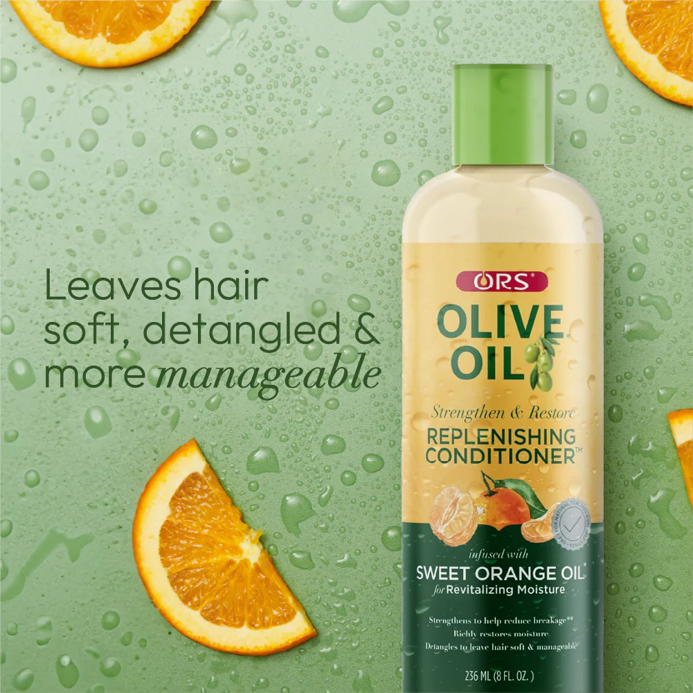 ORS Olive Oil Replenishing Conditioner for Revitalizing Moisture (8.0 oz) 2-Pack - Image 7