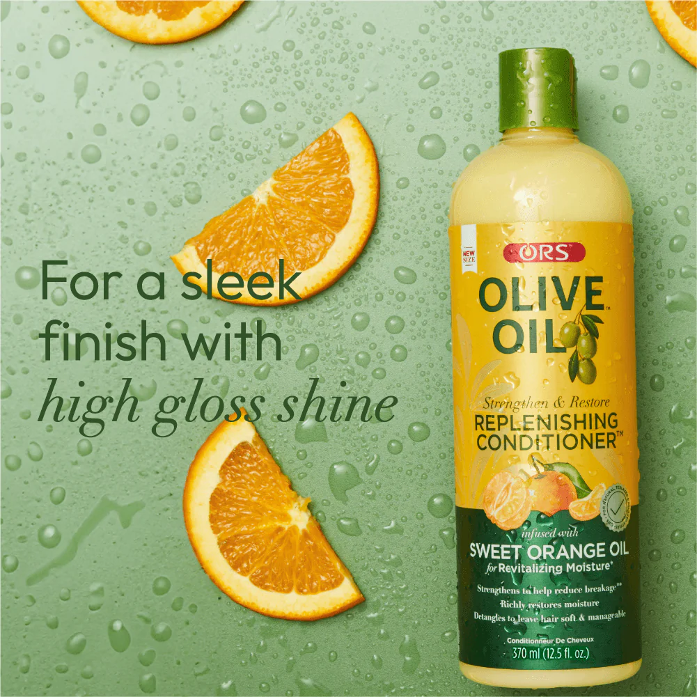 ORS Olive Oil Strengthen and Restore Replenishing Conditioner for Revitalizing Moisture (12.25 oz) - Image 6